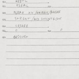 Eastern questionnaire, answ...