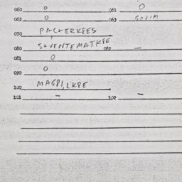 Eastern questionnaire, answ...