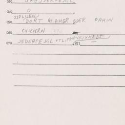 Eastern questionnaire, answ...