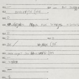 Eastern questionnaire, answ...