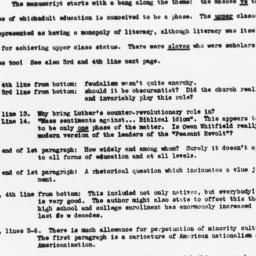 Comments from Louis A. Wirt...
