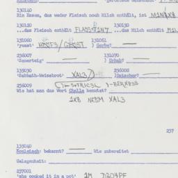 Western questionnaire, answ...