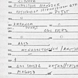 Eastern questionnaire, answ...