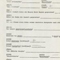 Eastern questionnaire, answ...