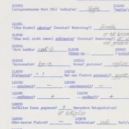 Western questionnaire, answ...
