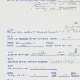 Western questionnaire, answ...