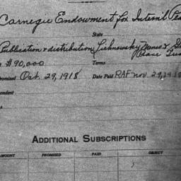 Carnegie General Donations,...