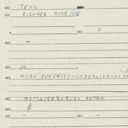 Eastern questionnaire, answ...