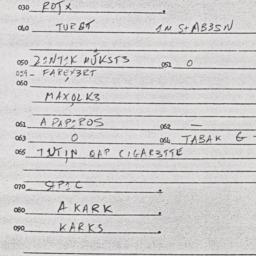 Eastern questionnaire, answ...