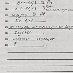 Eastern questionnaire, answ...