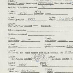 Western questionnaire, answ...
