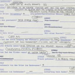 Western questionnaire, answ...
