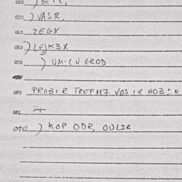 Eastern questionnaire, answ...