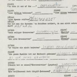 Western questionnaire, answ...