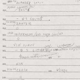 Eastern questionnaire, answ...