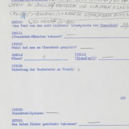 Western questionnaire, answ...