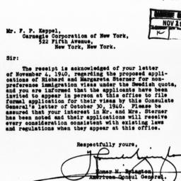 Letter from Homer M. Byingt...