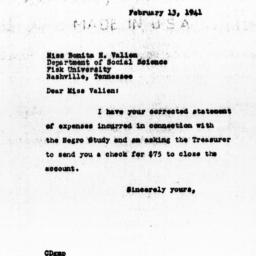 Letter from Charles Dollard...