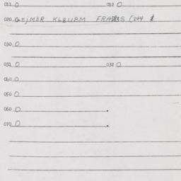 Eastern questionnaire, answ...
