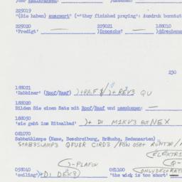 Western questionnaire, answ...
