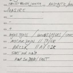 Eastern questionnaire, answ...