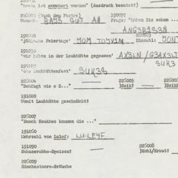 Western questionnaire, answ...