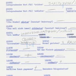 Western questionnaire, answ...
