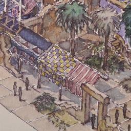 Aerial perspective drawing,...