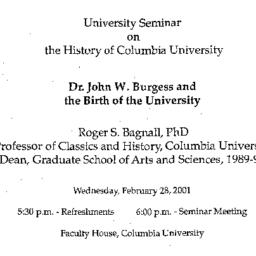 Announcements, 2001-02-28. ...