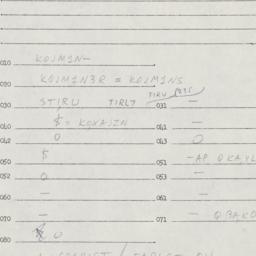 Eastern questionnaire, answ...