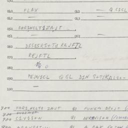 Eastern questionnaire, answ...