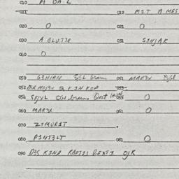 Eastern questionnaire, answ...