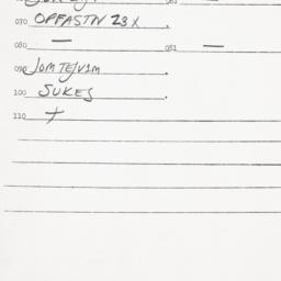 Eastern questionnaire, answ...