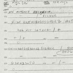 Eastern questionnaire, answ...
