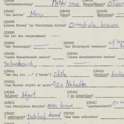 Western questionnaire, answ...
