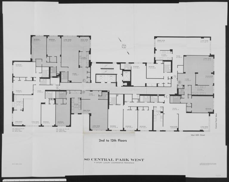 80 Central Park West, 2nd To 12th Floors, 13th & 14th Floor, 15th ...