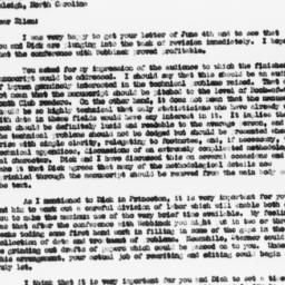 Letter from Samuel A. Stouf...