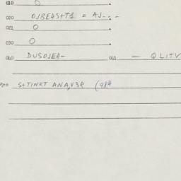 Eastern questionnaire, answ...