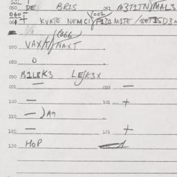 Eastern questionnaire, answ...