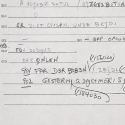 Eastern questionnaire, answ...
