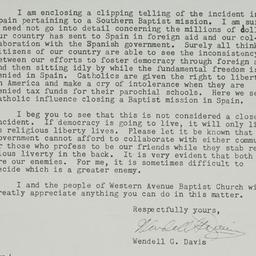 Letter: 1954 September 24