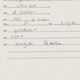 Eastern questionnaire, answ...