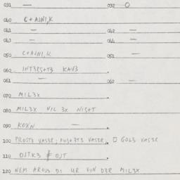 Eastern questionnaire, answ...