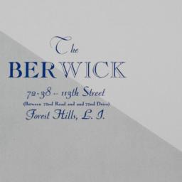 The
    Berwick, 72-38 113 ...
