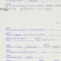 Western questionnaire, answ...