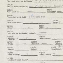 Western questionnaire, answ...