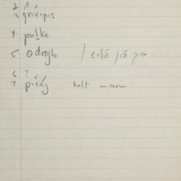Eastern questionnaire, blue...