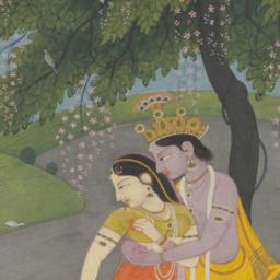 Krishna in the Garden with ...