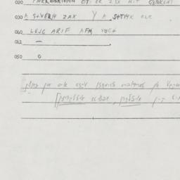 Eastern questionnaire, answ...