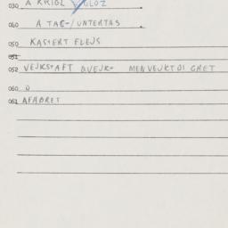 Eastern questionnaire, answ...